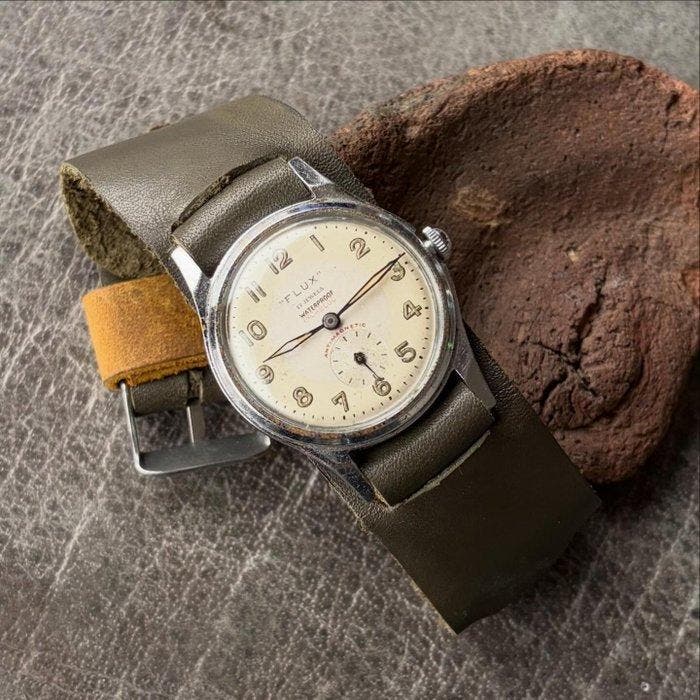 Flux - Military Watch - Zonder minimumprijs - Heren -, Sieraden, Tassen en Uiterlijk, Horloges | Heren