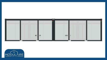 NIEUW! Showroom container. Strakke uitstraling. Geïsoleerd