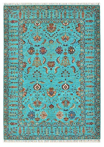 Afghan, Ziegler Kazak, Handgeknoopt prachtig traditioneel, Nieuw