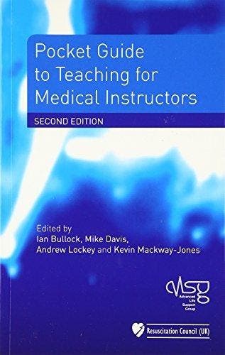 Pocket Guide to Teaching for Medical Instructors, Verzenden, Zo goed als nieuw, Advanced Life Support Group (Alsg)