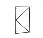 Stalen Poortframe Verstelbaar Vuurverzinkt 120 x 155 cm, Nieuw