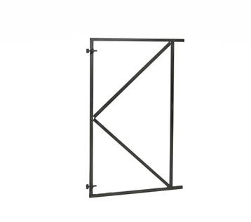 Stalen Poortframe Verstelbaar Vuurverzinkt 120 x 155 cm, Nieuw
