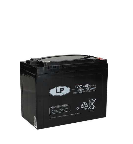 Landport (LP) EVX12055 Deep Cycle 12 v 55 ah AGM / GEL /, Auto-onderdelen, Accu's en Toebehoren, Nieuw, Ophalen of Verzenden
