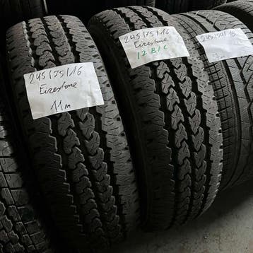 2 x Firestone 245-75-16 4 Seizoenbanden 10mm, Auto-onderdelen, 16 inch, Ophalen of Verzenden, All Season, Band(en)