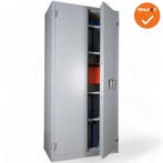 Brandwerende kast - 195x93x52cm - Zilvergrijs, Werkplek, Ophalen of Verzenden, Nieuw zonder verpakking, Kast