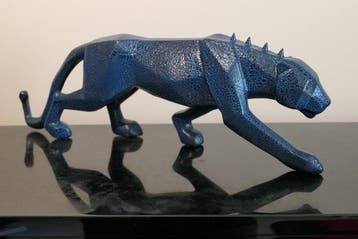 RichART - Panthagon version bleu / noir crackle