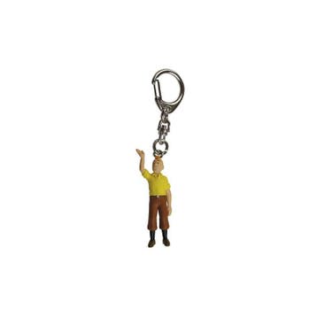 Kuifje PVC Sleutelhanger Zwaaiend 6 cm, Verzamelen, Ophalen of Verzenden, Nieuw