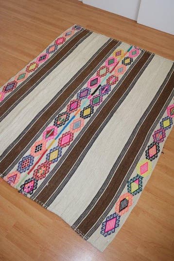 Yuruk - Kelim - 190 cm - 152 cm, Nieuw