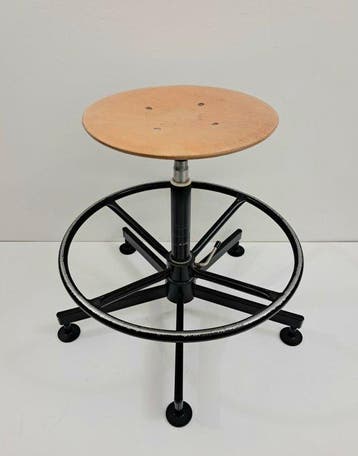 Kruk - Metaal - Vintage-stoel