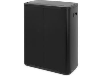 Brabantia Bo Touch Bin - Prullenbak - 2 x 30 liter - Soft, Verzenden, Zo goed als nieuw