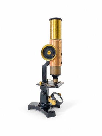 Microscoop - Ancien monoculaire 49 - 1900-1930 - Frankrijk