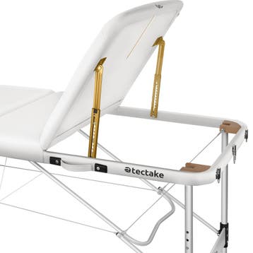 3 zones massagetafel Phuket, draagtas, aluminiumframe - wit, Verzenden, Nieuw