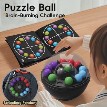 Draaiende Puzzelbal - Interactief Denkspel voor Logica en Ru, Hobby en Vrije tijd, Verzenden, Nieuw