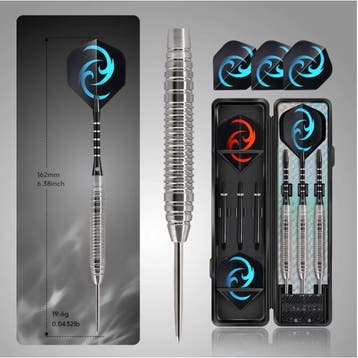Professionele Dartset 20g met Shafts Flights en Opbergdoos, Sport en Fitness, Darts, Verzenden, Nieuw