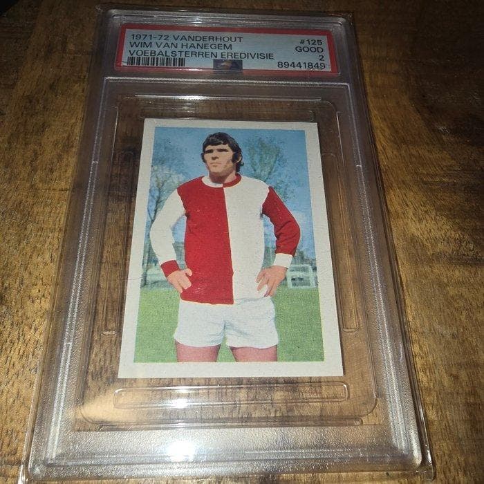 1971/72 Vanderhout 1971-72 VANDERHOUT Wim van Hanegem 125, Verzamelen, Stickers