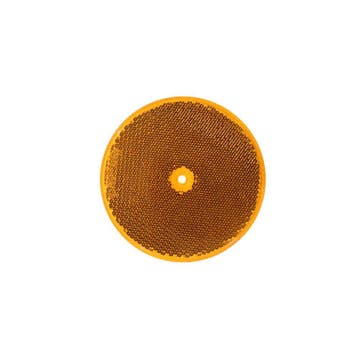 Reflector Rond Ø8,5CM Oranje, Verzenden, Nieuw