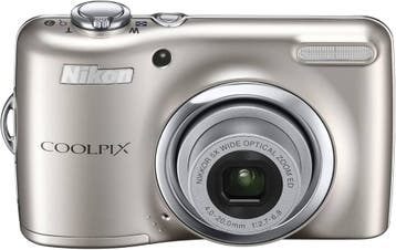 Nikon Coolpix L23 Digitale Compact Camera - Zilver (In doos), Verzenden, Zo goed als nieuw