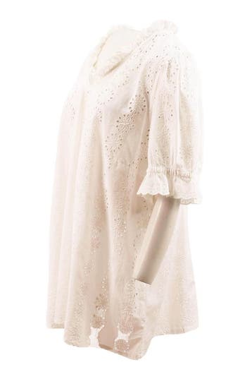 Kaffe Curve Blouse in maat 50 Wit, Kaffe Curve, Verzenden, Zo goed als nieuw, Wit