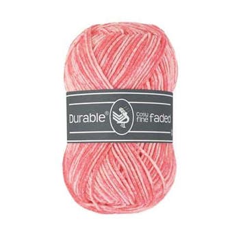 Durable Cosy Fine Faded - 2190 Coral, Verzenden, Nieuw