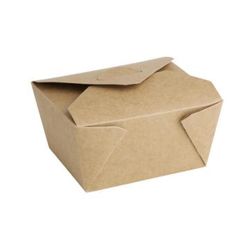 Fiesta Compostable composteerbare kartonnen voedseldozen, Verzenden, Nieuw
