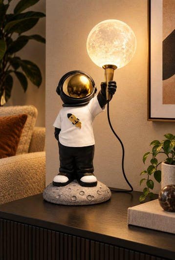 Lamp - Apollo Astronaut Moon Lamp – Space Age Design