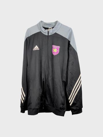 Adidas Sportjas Dames maat XXL Zwart Vintage, Adidas, Zwart, Maat 46/48 (XL) of groter, Ophalen of Verzenden