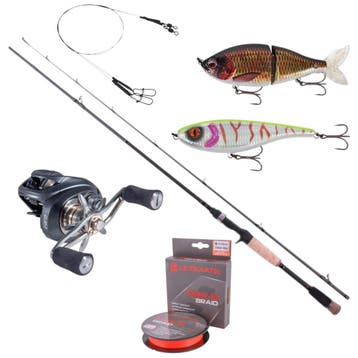 Ultimate Heavy Cast & Jerk Baitcasting Set 1.98m (40-120g), Verzenden, Nieuw