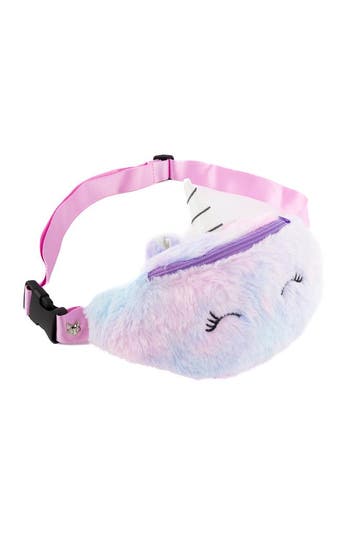 KIMU® Heuptasje Eenhoorn Lila Fanny Pack Pluche Tasje Heupta, Sieraden, Tassen en Uiterlijk, Tassen | Damestassen, Ophalen of Verzenden