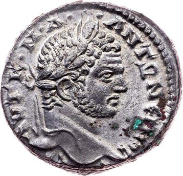 . Romeinse Rijk Caracalla. Tetradrachm 196-217
