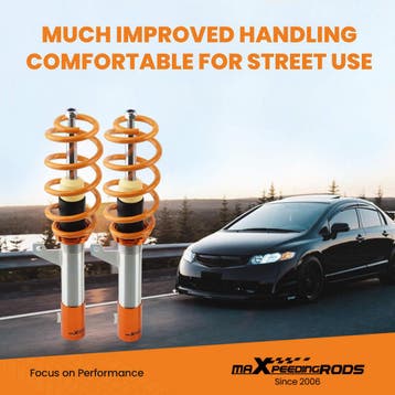 Adjustable Height Spring Strut Coilovers Kit compatible f..., Verzenden, Nieuw, Volkswagen