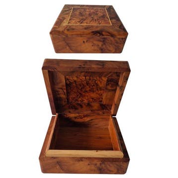 Thuya Wood Craft - Artisan GKB - Sieradendoos - Handgemaakt, Antiek en Kunst