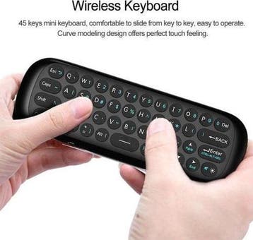 Retourdeal: Wechip W1 2.4G Air Mouse Draadloze toetsenbordaf, Ophalen of Verzenden, Nieuw