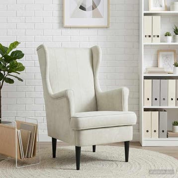 vidaXL Fauteuil Crèmekleurig Fluweel, Verzenden, Nieuw