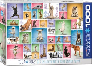 Yoga Dogs Puzzel (1000 stuks) | Eurographics - Puzzels, Verzenden, Nieuw