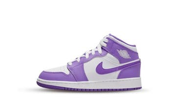 Air Jordan 1 Mid Purple Venom (GS), Nieuw