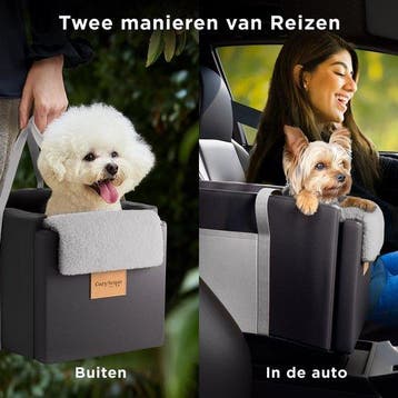 2dekans | CozySense® Honden Autostoel - Hondenmand Auto met, Ophalen of Verzenden, Zo goed als nieuw
