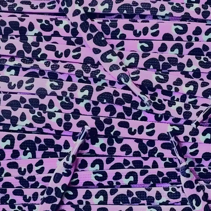 Panter veters - Roze • 120  cm x 8 mm, Kleding | Heren, Schoenen, Ophalen of Verzenden