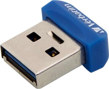Verbatim Store n Stay NANO - USB-Stick 3.0 32 GB - Blauw, Computers en Software, Verzenden, Nieuw, VERBATIM