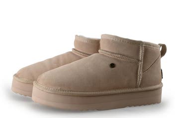 Warmbat Snowboots in maat 40 Beige, Kleding | Dames, Verzenden, Beige, Snowboots, Zo goed als nieuw