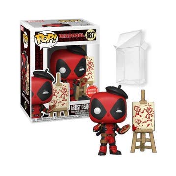 Funko Pop!  Deadpool: Artist Deadpool - GameStop  #887, Verzamelen, Poppetjes en Figuurtjes, Verzenden, Nieuw