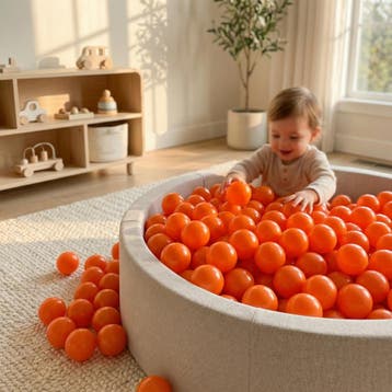 Speelballen 70mm | 1000 stuks | Oranje | Laatste Stuks!, Ophalen of Verzenden, Nieuw, Jongen of Meisje