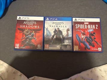 Sony - Playstation 4 (PS4) - Spideman 2, Assassins Creed, Nieuw