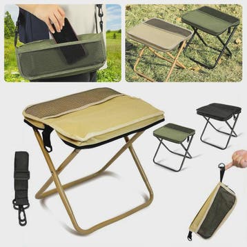 Opvouwbare Draagbare Camping Stoel met Draagtas - Lichtgewic, Verzenden, Nieuw