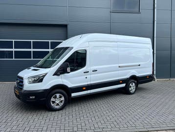 Ford E-Transit 350 L4H3 269pk Direct leverbaar, Automaat, Gebruikt, Wit, Elektrisch