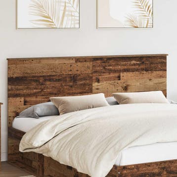 vidaXL Hoofdbord met hoofdeinde Oud Hout 180 cm Bewerkt hout, Verzenden, Nieuw, Bruin, Hout