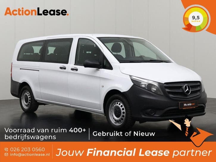 Mercedes Vito Personenvervoer L3 H1 2019 Diesel Automaat, Auto's, Mercedes-Benz, Dealer onderhouden, Te koop, Zwart, Automaat