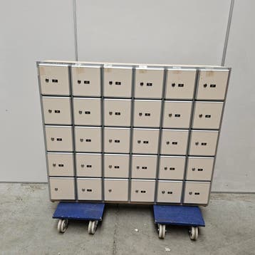 30-deurs Aestic telefoonlockers - 104x123x23 cm, Ophalen of Verzenden, Nieuw