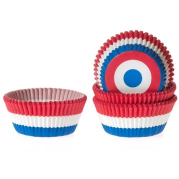 Cupcake Vormpjes HoM Vlag Nederland 50x33mm. 48st., Verzenden, Nieuw