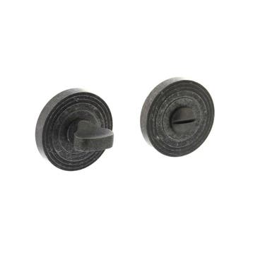 Intersteel Rozet met toilet-/badkamersluiting met ril - oud, Verzenden, Nieuw