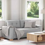 vidaXL Loveseat Bank Wolkengrijs 180x77x82 cm Stof, Verzenden, Nieuw, Stof